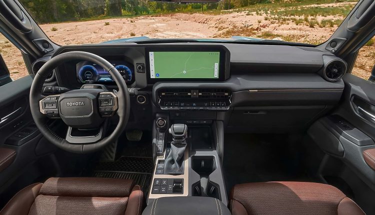 2024 toyota land cruiser interior dashboard