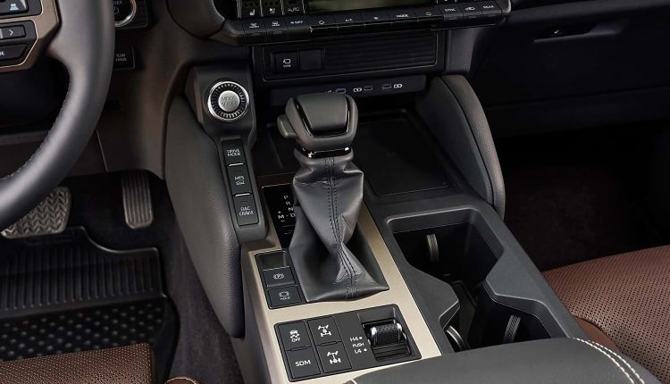 2024 toyota land cruiser interior shifter