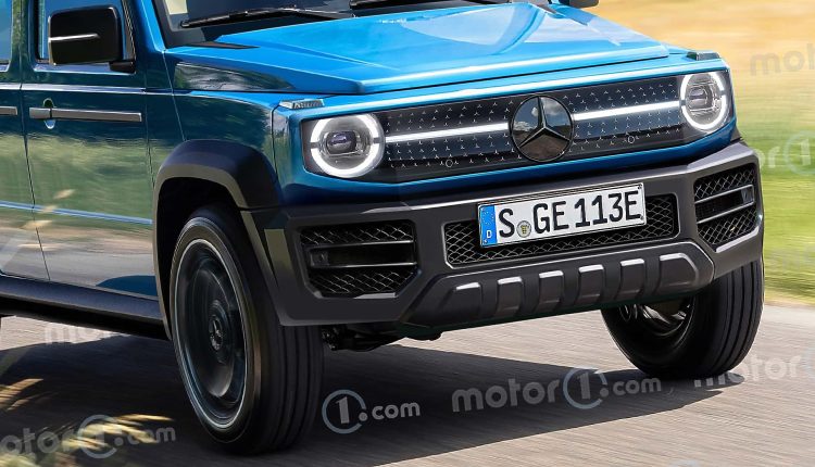mercedes classe g baby il render di motor1.com