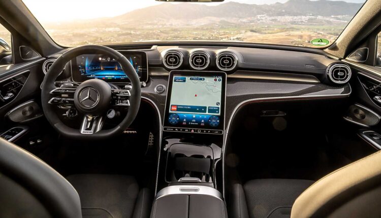 2024 mercedes amg c63 s e performance interior